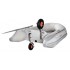 Transom tilting wheels for dinghies 180 kg - Tilting and removable